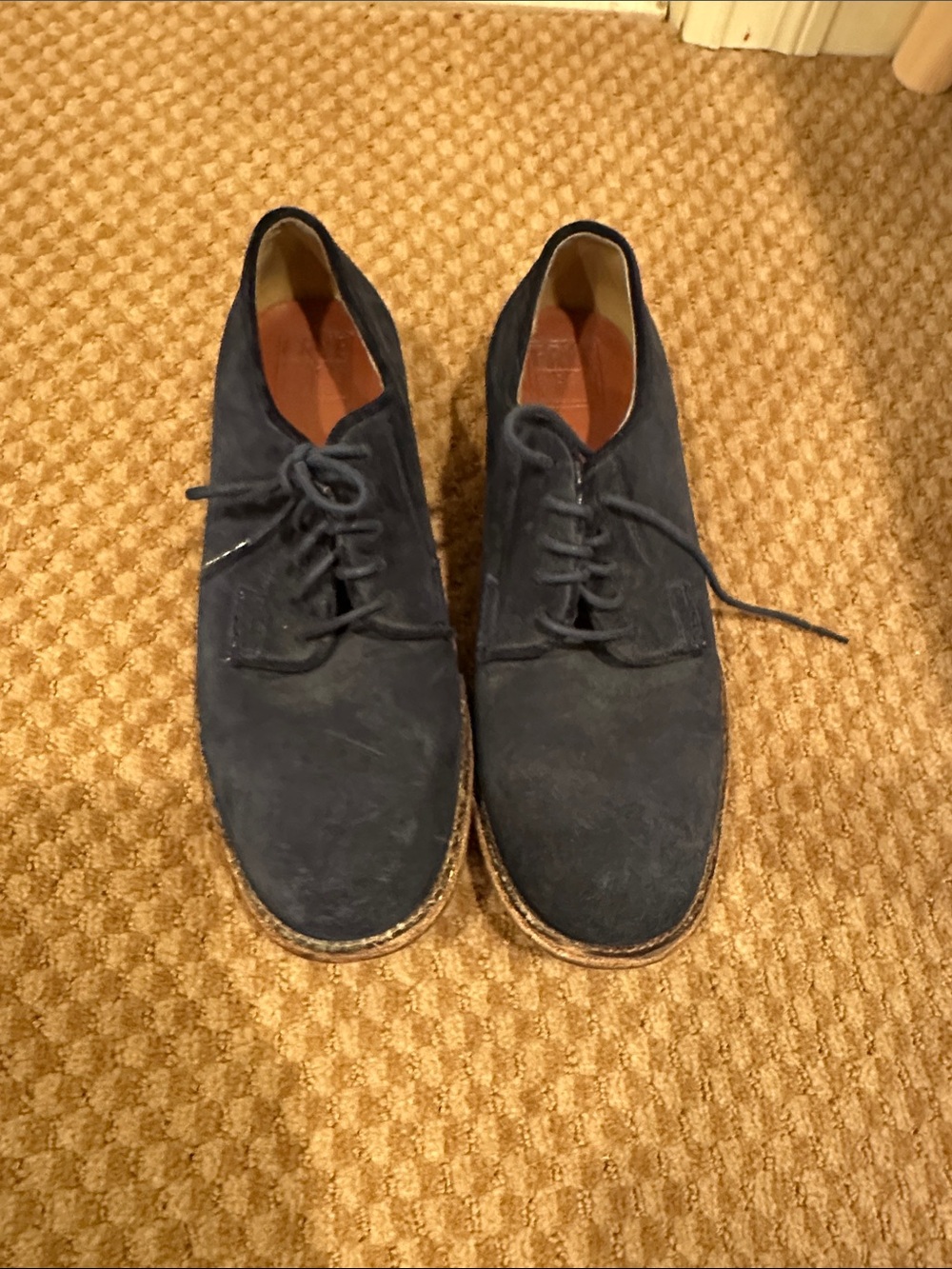 Frye Men's Navy Suede Chukka Boots
